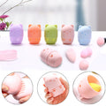 Cute Sponge Drying Holder Soft Silicone Beauty Make up Egg Stand Cosmetics Blender Case Sponges Makeup Rack Powder Puff Holder