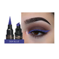 12 Color Seal Eyeliner Stamp Pencil Waterproof Long Lasting Natural Eye Liner Matte Liquid Eyes Makeup Eyeliner Eye Pencil Stamp