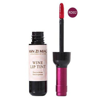 Wine Red Lip Tint Korean Style Baby Pink Lip For Women Makeup Liquid Lipstick Lip gloss Red Lips Wine Shape Cosmetics Lipgloss