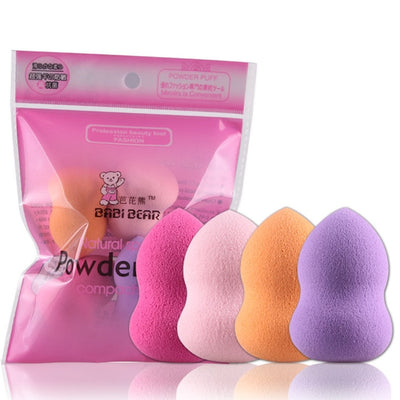 MAANGE 4pcs/set Professional Makeup Sponge Multi Shape Sponges Blush Foundation Puff Makeup High Quality recommend Praise