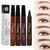 4 Color Eyebrow Marker Pen 4 Fork Tip Tinting Fine MicrobladingTattoo For Eyebrows Makeup Pen Long Lasting Eye Brow Shade Pencil