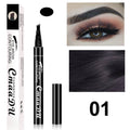 4 Head Eyebrow Enhancer Pencil Henna Professional Tint for Eyebrows Shade Microblading Brushes Eyebrow Tattoo Pen Makeup Tools