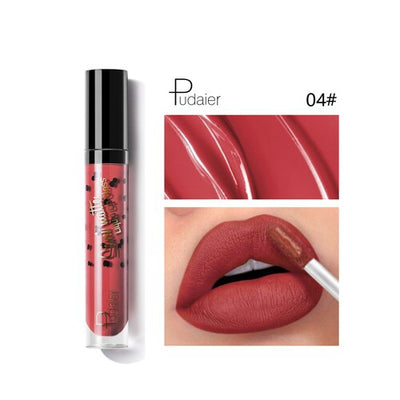 New Lip Gloss Nude Liquid Matte Lipstick Matte Makeup Red Lip Stick Matte Long Lasting Tint Lipgloss Mate Base Cosmetic For Lips