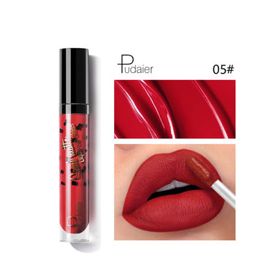 New Lip Gloss Nude Liquid Matte Lipstick Matte Makeup Red Lip Stick Matte Long Lasting Tint Lipgloss Mate Base Cosmetic For Lips