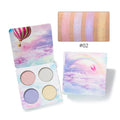 HANDAIYAN Chameleon Highlighter Palette Makeup Powder Glow Kit Iluminador Maquiagem Shimmer Shining Face Brighten Highlighter