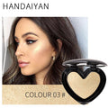 Beauty Makeup Love Highlighter Face Contouring Shimmer Illuminator Cosmetics Pressed Powder Highlight Palette Brighten Face Skin