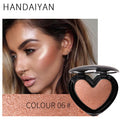 Beauty Makeup Love Highlighter Face Contouring Shimmer Illuminator Cosmetics Pressed Powder Highlight Palette Brighten Face Skin