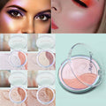 4Color Highlighter Facial Bronzers Palette Makeup Glow Face Contour Shimmer Powder Illuminator Highlight Contouring Cosmetics