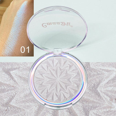 Makeup Highlighter Face illuminator Cosmetic High Gloss Shimmer Shine Brown Powder Palette Bronzer Make up Powder Repair Pallet