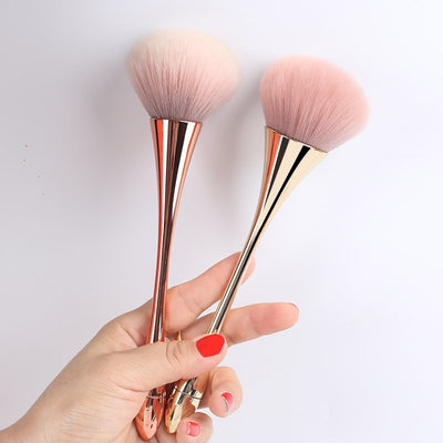 Rose Gold Powder Blush Brush Large Cosmetic Face Make Up Brushes Foundation Facial Brush Woman Professional Makeup Brushes Tools