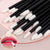 50Pcs Portable Small Lip Brush Disposable Cosmetic Lipsticks Eyeshadow Brushes Liquid Lip Gloss Brush Makeup Brush Kits for Lips